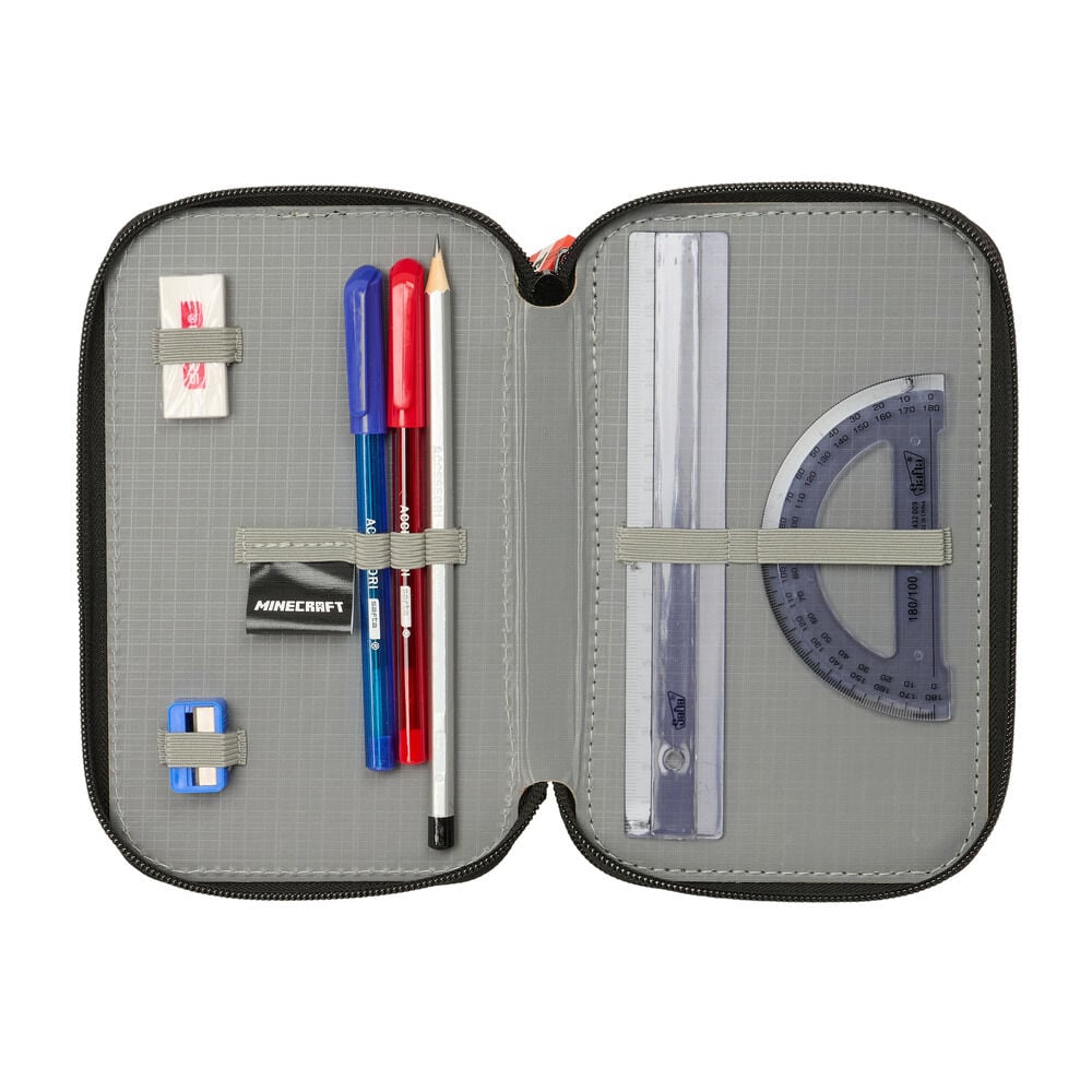 Trousse garnie triple Minecraft Graffiti, vue 4
