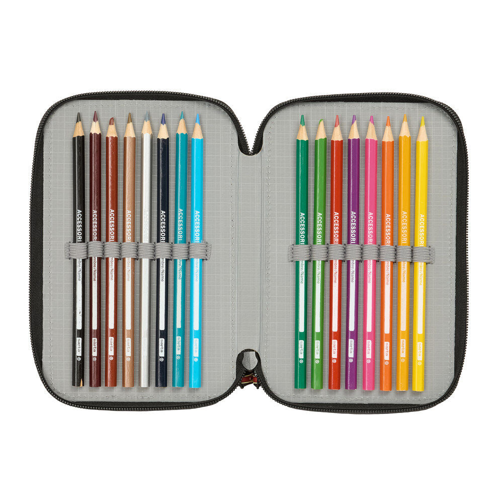 Trousse garnie triple Harry Potter Hogwarts, vue 5