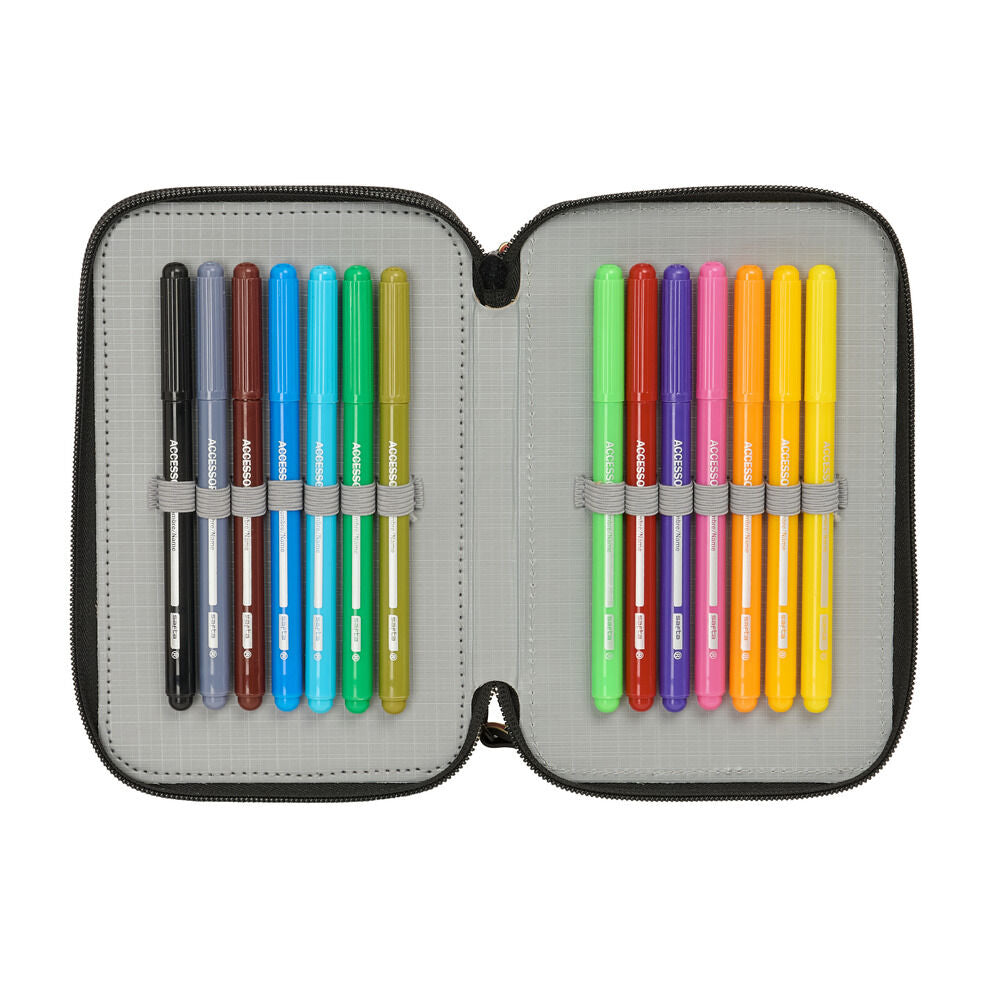 Trousse garnie triple Harry Potter Hogwarts, vue 6