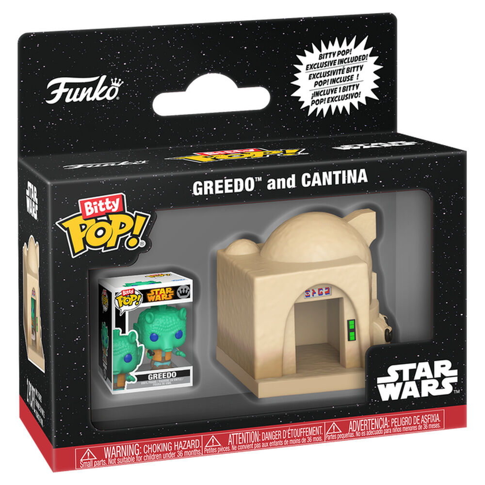 Figurine Funko POP! Bitty POP Town Star Wars Greedo and Cantina