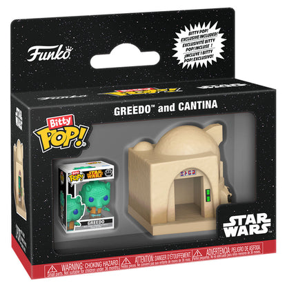 Figurine Funko POP! Bitty POP Town Star Wars Greedo and Cantina
