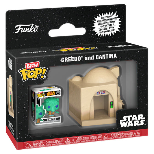 Figurine Funko POP! Bitty POP Town Star Wars Greedo and Cantina