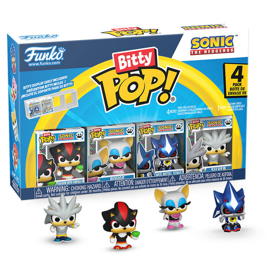 Figurine Funko POP! Blister 4 figuras Bitty POP Sonic The Hedgehog