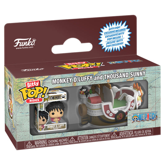 Figurine Funko POP! Bitty POP Ride One Pice Monkey D.Luffy and Thousand Sunny
