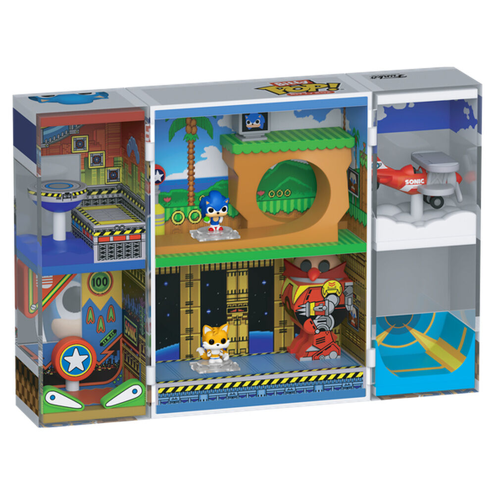 Figurine Funko POP! Bitty POP Boxes Sonic The Hedgehog Sonic 2 diorama Set, vue 2