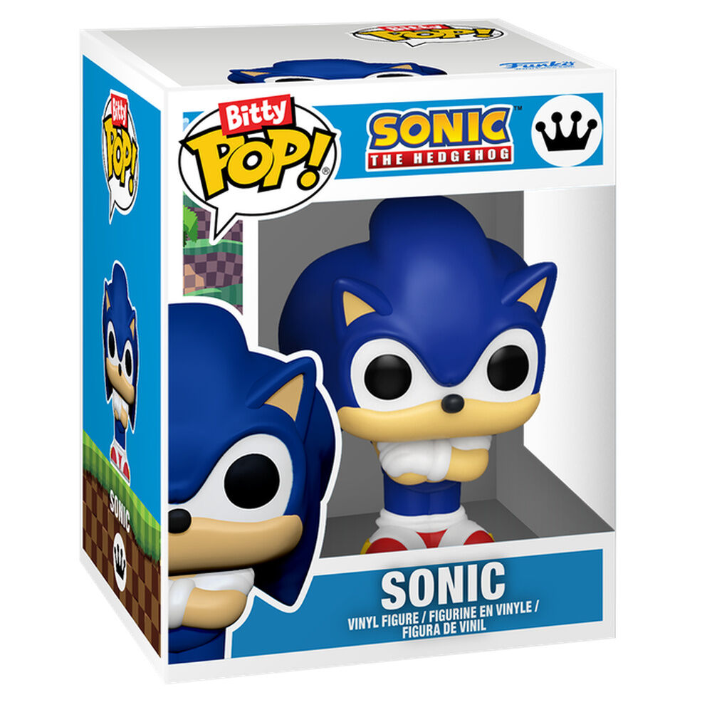 Figurine Funko POP! Bitty POP Ride Sonic The Hedgehog Sonic and Speed Star w/Sonic Lightning, vue 2