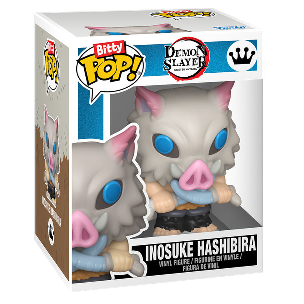 Figurine Funko POP! Blister 2 Bitty POP! Demon Slayer Inosuke & Zenitsu, vue 2