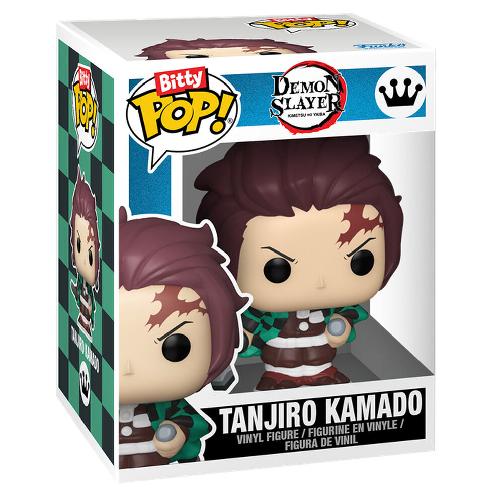 Figurine Funko POP! Blister 2 Bitty POP! Demon Slayer Tanjiro & Nezuko, vue 2