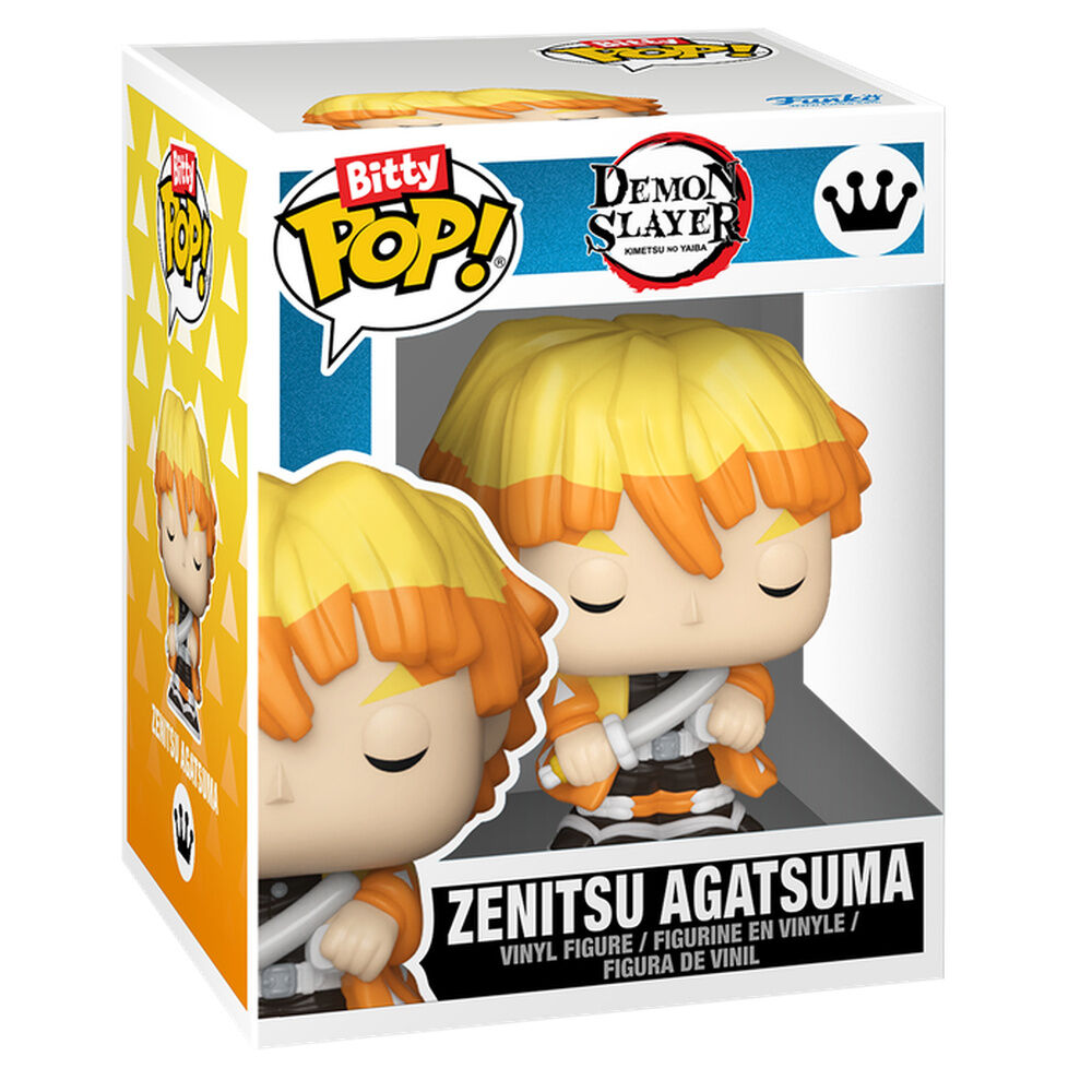 Figurine Funko POP! Blister 2 Bitty POP! Demon Slayer Inosuke & Zenitsu, vue 3