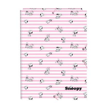Accessoire scolaire Snoopy A4 cardboard avec flaps