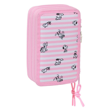 Trousse triple Snoopy, vue 2
