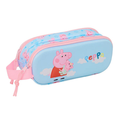 Trousse 3D double Peppa Pig