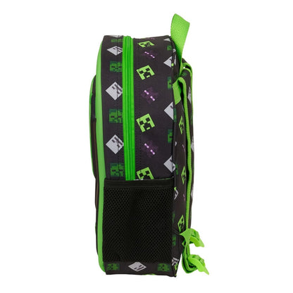 Sac à dos 3D Minecraft 33 cm, vue 3