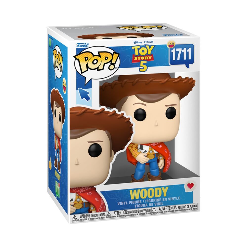 Figurine Funko POP! Disney Pixar Toy Story 5 Woody, vue 2