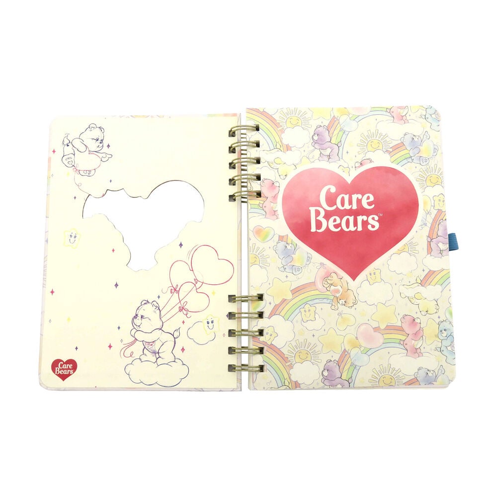 Cahier Care Bears + pen and stickers, vue 2