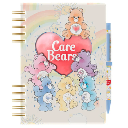 Cahier Care Bears + pen and stickers