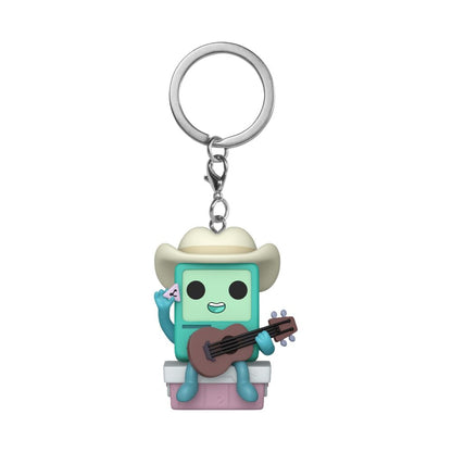 Porte-clés Funko Pocket POP! Adventure Time Cowboy BMO with guitar, vue 2