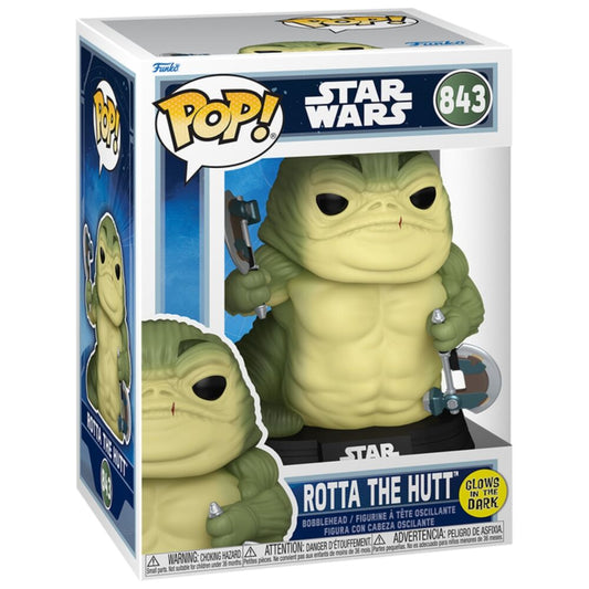 Figurine Funko POP! Star Wars: The Mandalorian & Grogu Rotta the Hutt