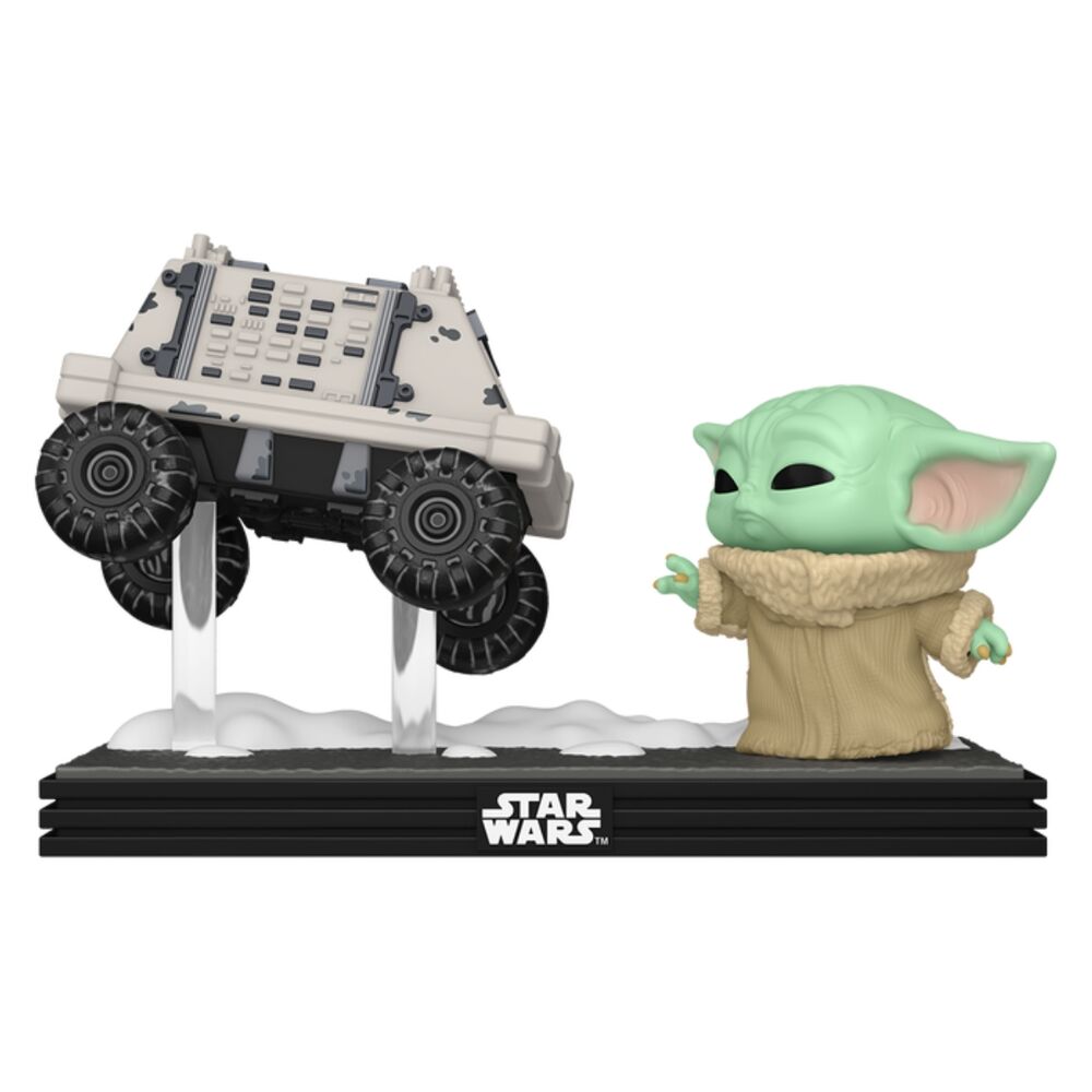 Figurine Funko POP! Moments Star Wars: The Mandalorian & Grogu Grogu with Polar Mouse Droid, vue 2