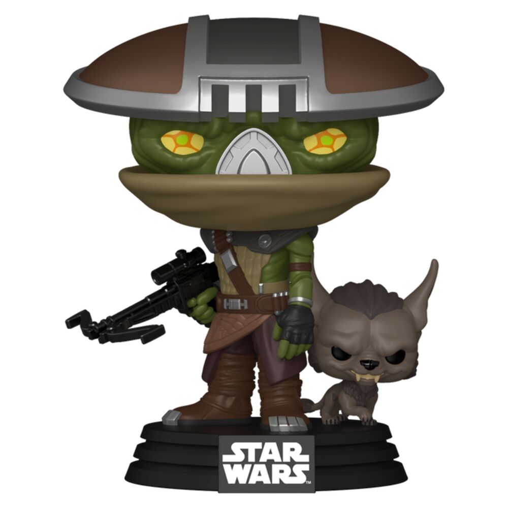 Figurine Funko POP! Star Wars: The Mandalorian & Grogu Embo & Keibu, vue 2