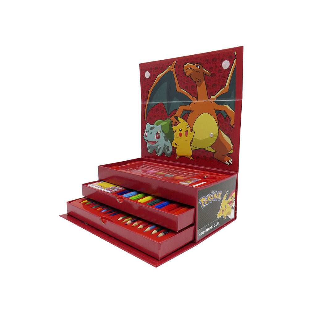 Set de papeterie Pokemon art briefcase, vue 2