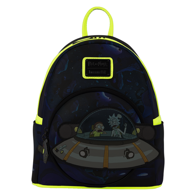 Sac à dos Loungefly Cartoon Network Rick and Morty Space Cruiser Loungefly 26 cm, vue 2