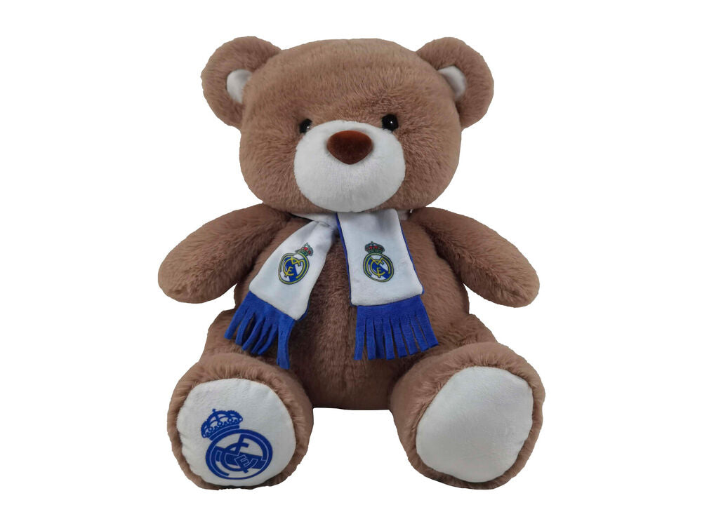 Peluche Ours avec écharpe Real Madrid 32 cm
