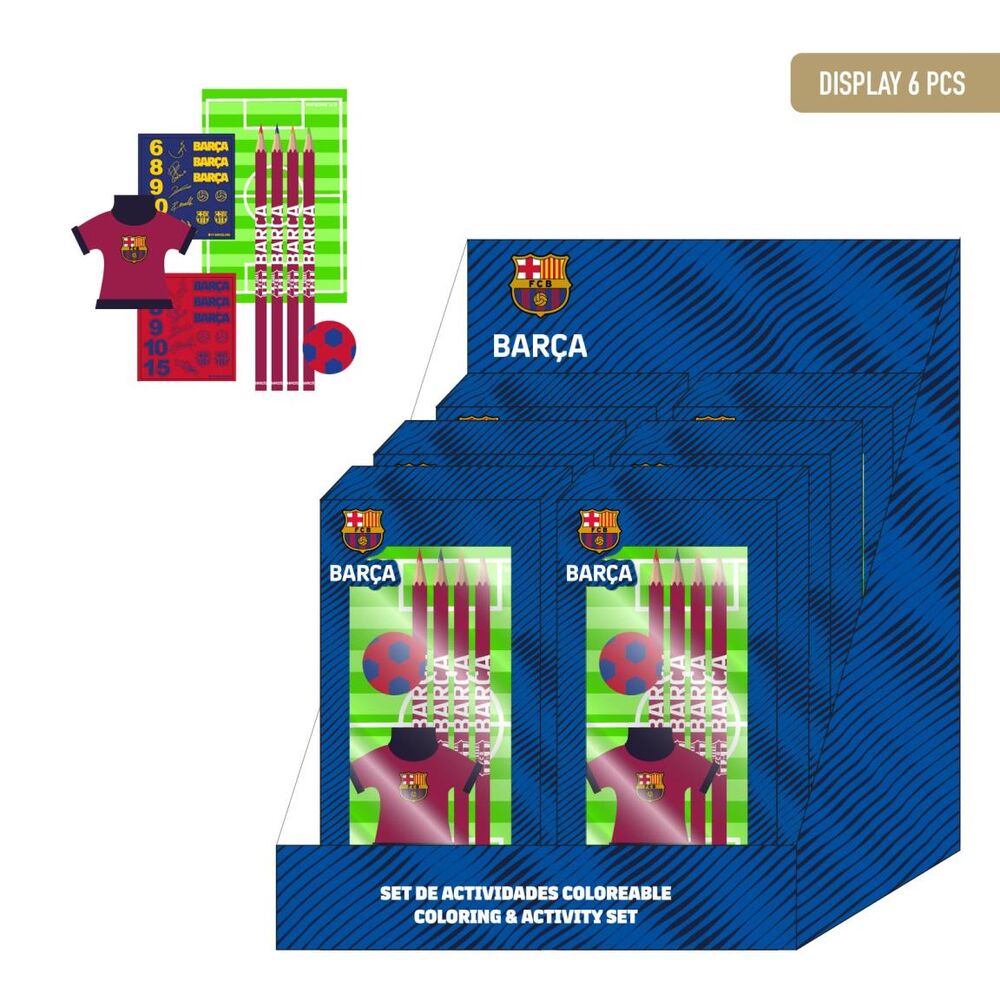 Set de papeterie F.C. Barcelona Colouring, vue 2