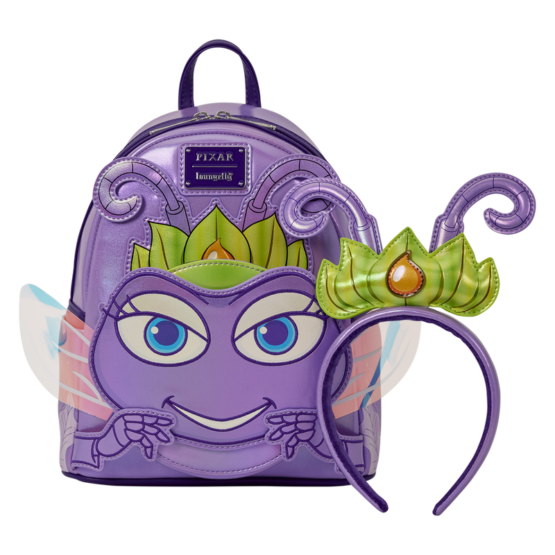 Sac à dos Loungefly Disney Pixar Bug's Life Princess Atta + Headband 26 cm