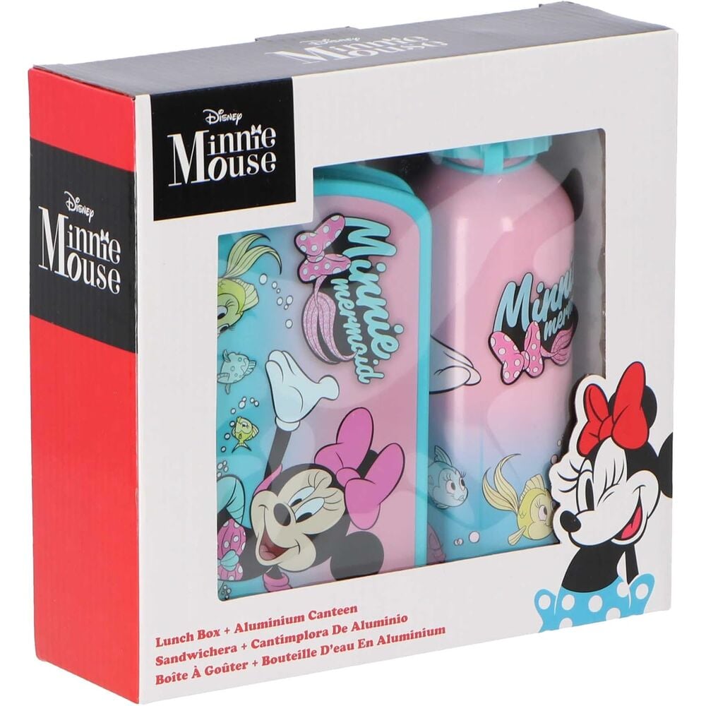 Sac à goûter en aluminium Disney Minnie + aluminium bottle set, vue 4