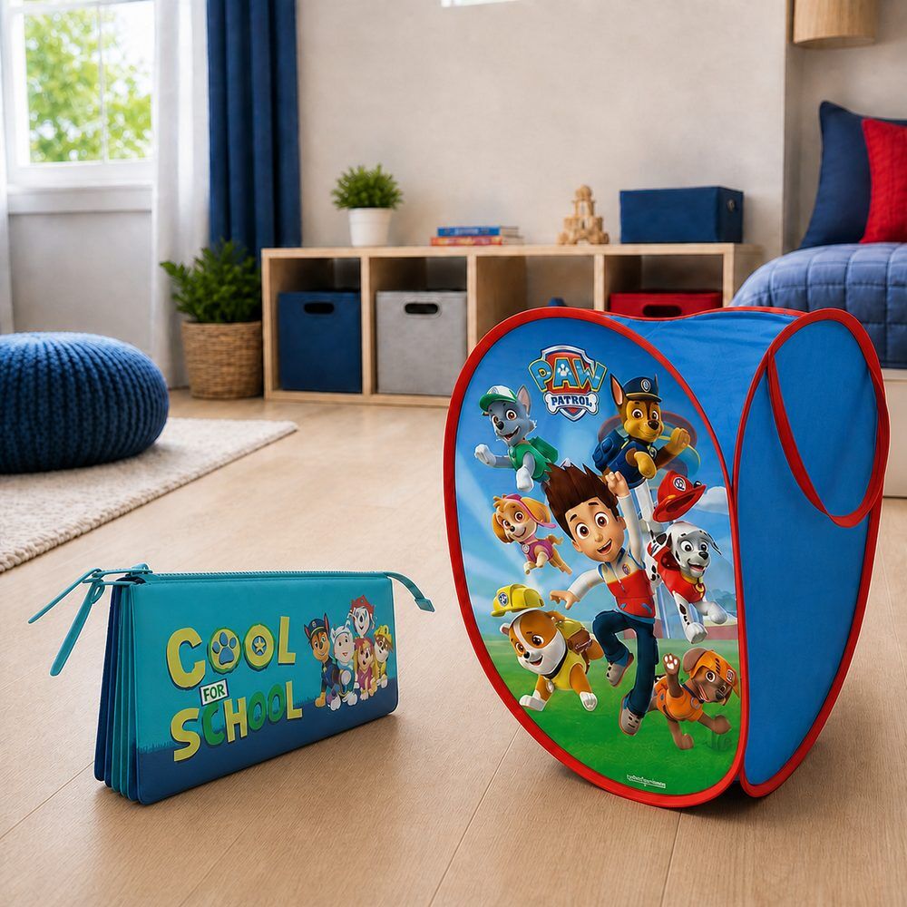 Trousse Paw Patrol Toy Storage Bin + Offer Pack