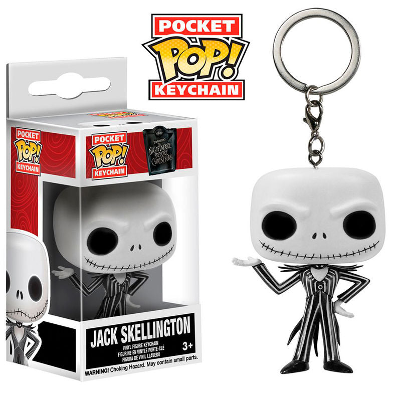 Porte-clés Funko Pocket POP! Nightmare before Christmas Jack Skellington