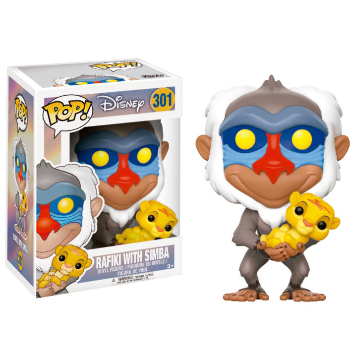 Figurine Funko POP! Disney El Rey Leon Rafiki con Simba