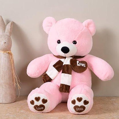 ours en peluche géant rose
