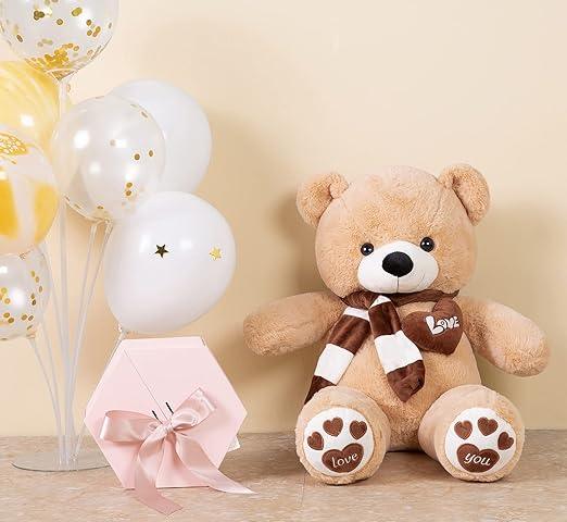 Peluche géante ours brun