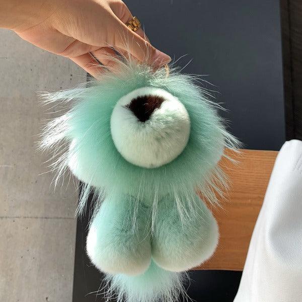 Kuscheltier Löwe Grün