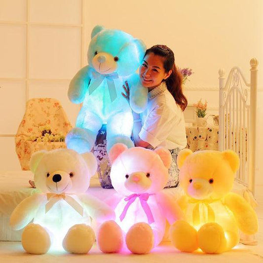 peluche oso luminoso