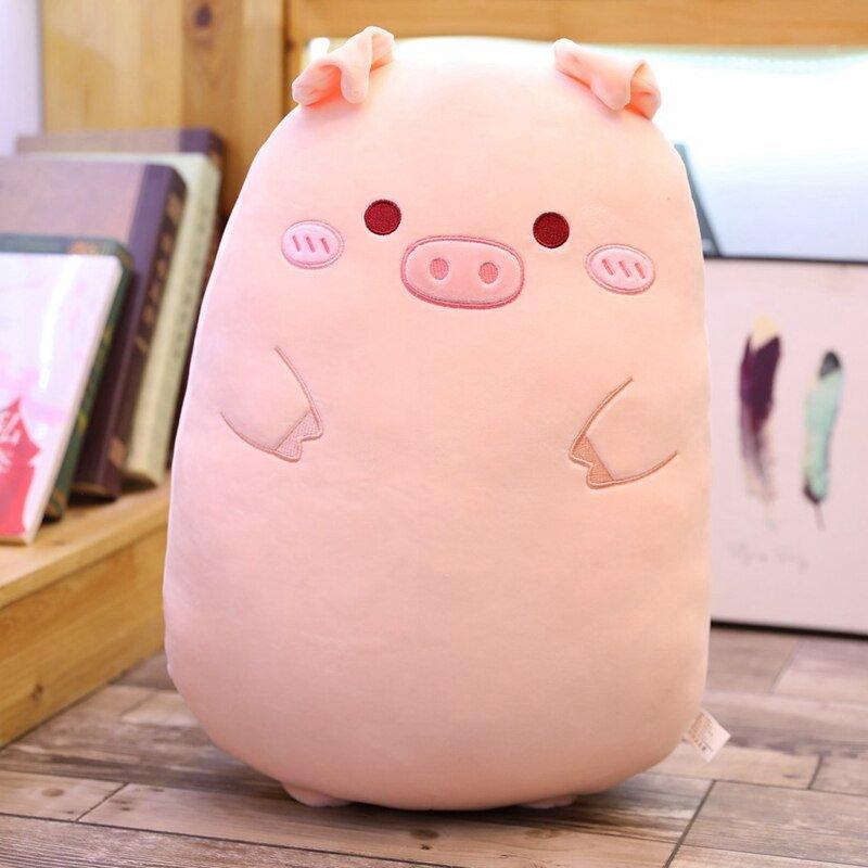 Kuscheltier Schwein Rund