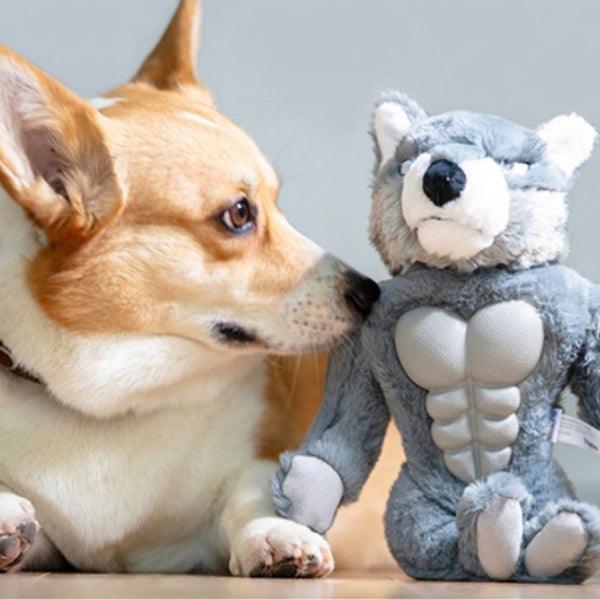 Kuscheltier Muskulöser Wolf