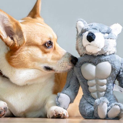 Kuscheltier Muskulöser Wolf