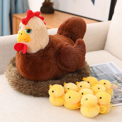Kuscheltier Hühnerfamilie Kawaii