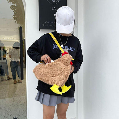 Kuscheltier Umhängetasche Huhn