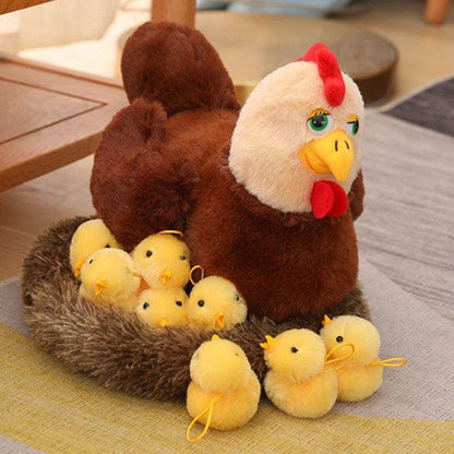 Kuscheltier Hühnerfamilie Kawaii