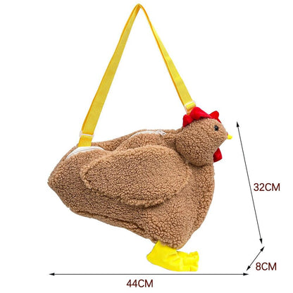 Kuscheltier Umhängetasche Huhn