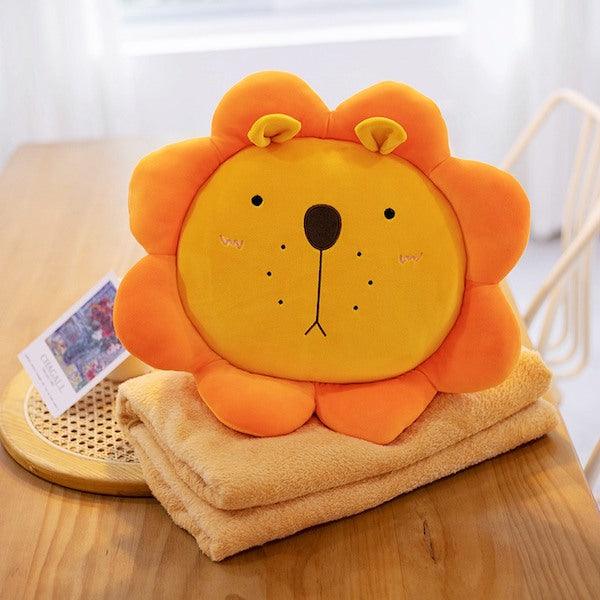 Kuscheltier Löwe mit Kuscheldecke