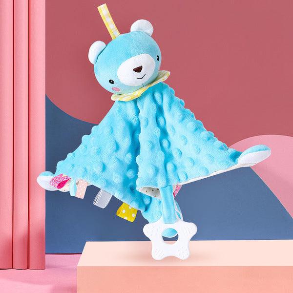Schmusetuch Bär Blau
