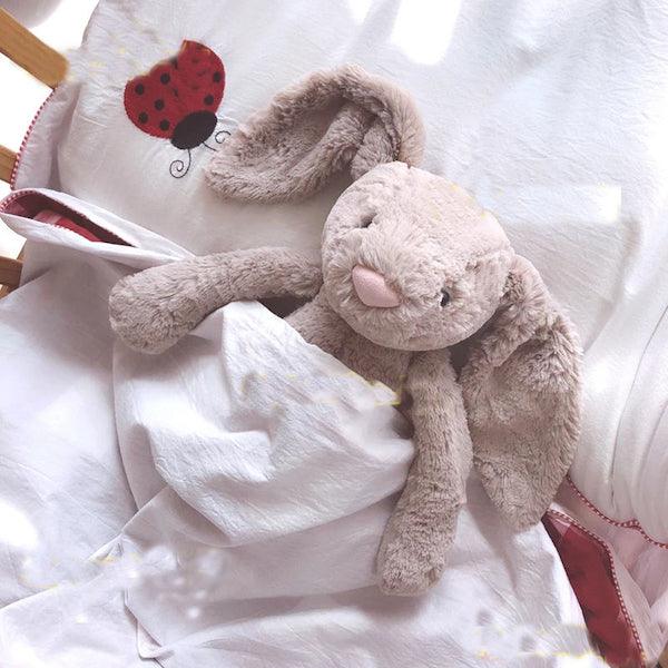 Kuscheltier Hase Grau