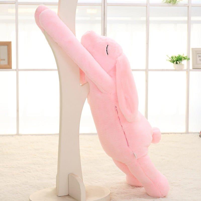 peluche-geante-lapin-rose