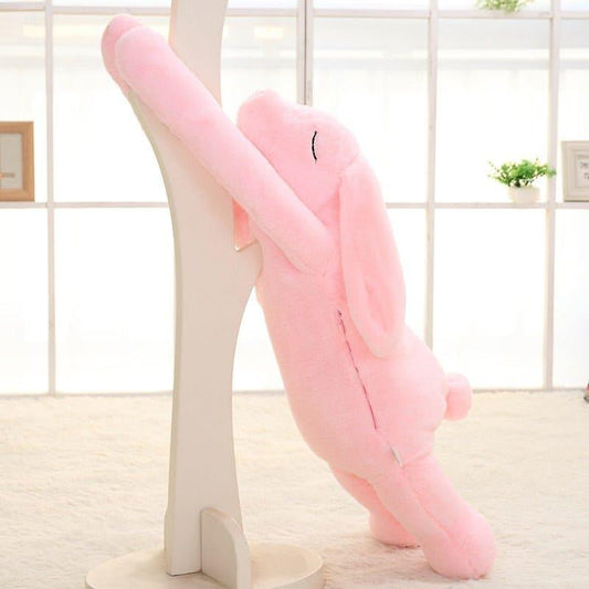 peluche-geante-lapin-rose