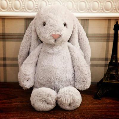 peluche-lapin-gris